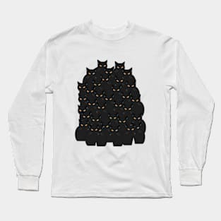 Black Cats Long Sleeve T-Shirt